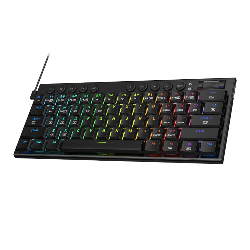 Redragon K632 Noctis 60% RGB Wireless Gaming Keyboard - Black - Black