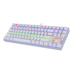 Redragon Kumara RGB Wired Mechanical Gaming Keyboard - White - White