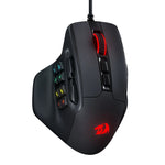 Redragon M811 Aatrox MMO Gaming Mouse - Black - Black