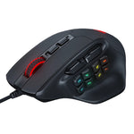Redragon M811 Aatrox MMO Gaming Mouse - Black - Black