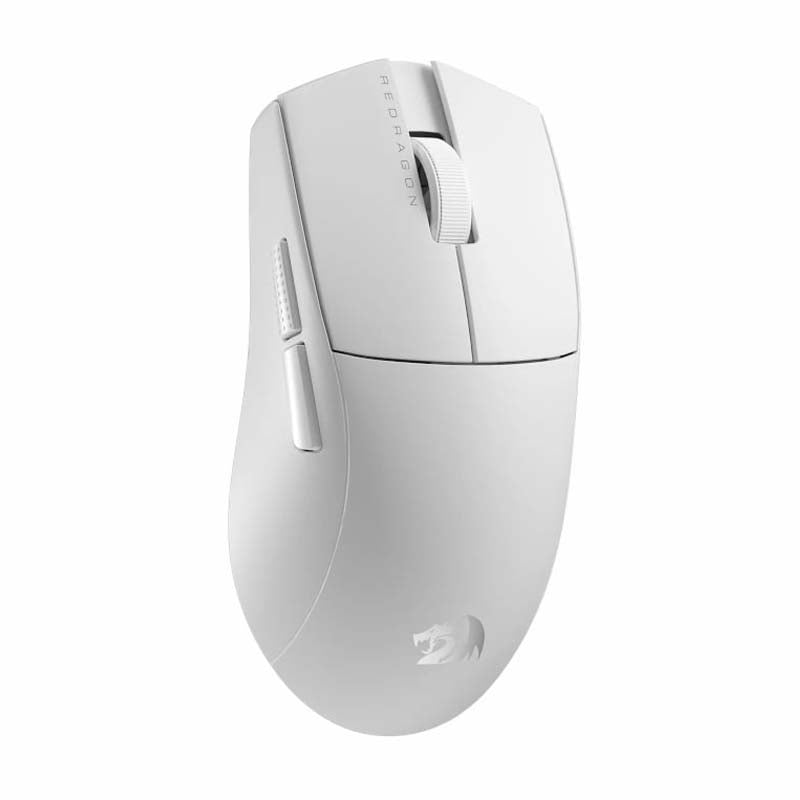 Redragon M916 Pro 1K 3-Mode Wireless Gaming Mouse - White - White