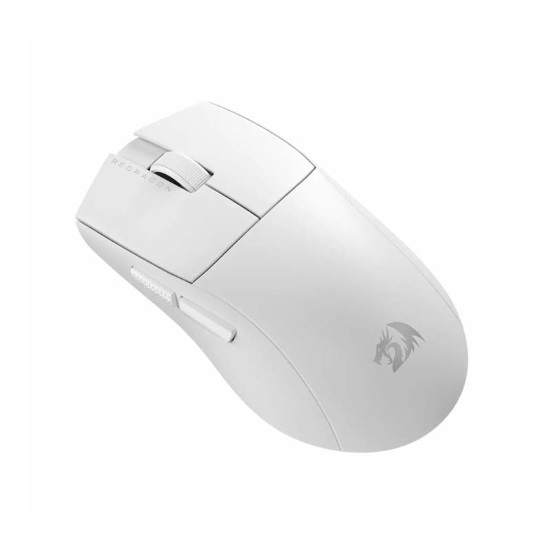 Redragon M916 Pro 1K 3-Mode Wireless Gaming Mouse - White - White