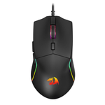 Redragon NAGA RGB 10000DPI Wired Gaming Mouse - Black - Black