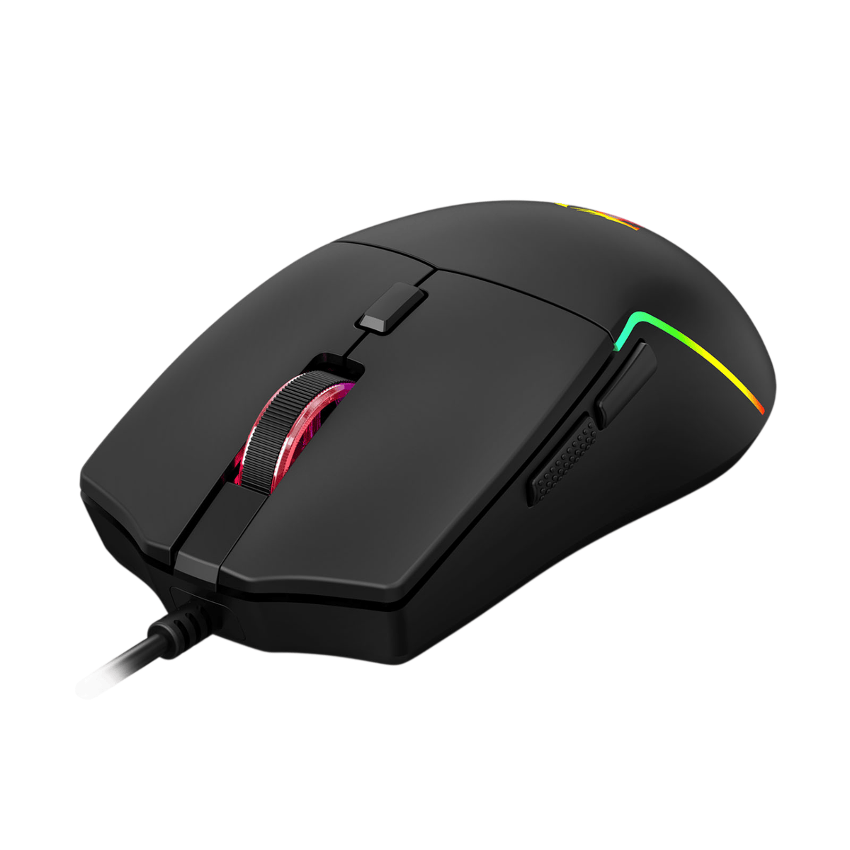 Redragon NAGA RGB 10000DPI Wired Gaming Mouse - Black - Black