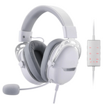 Redragon Over-Ear AURORA Gaming Headset - White - White