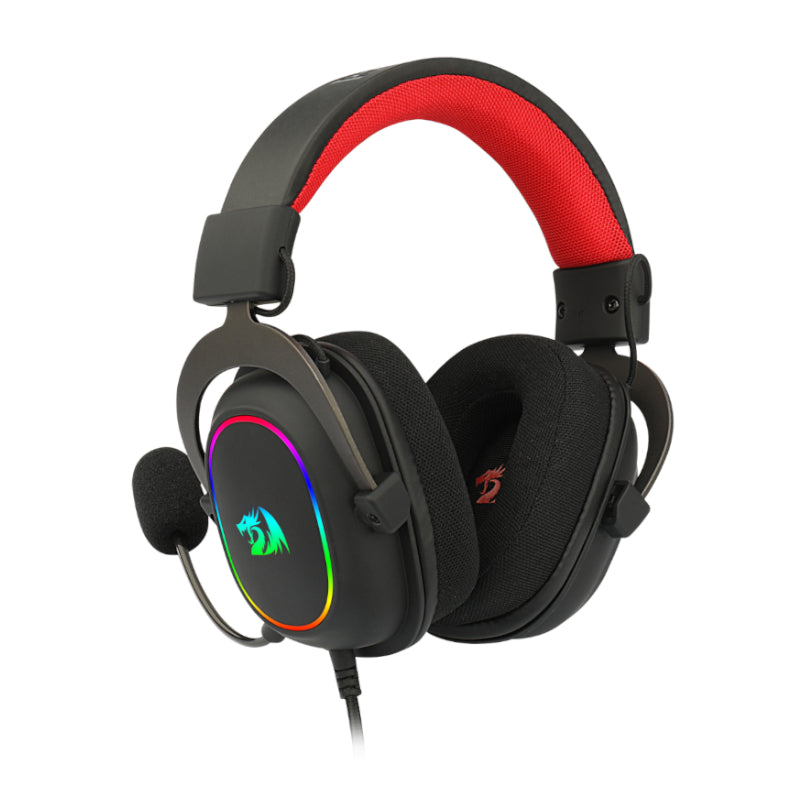 Redragon Over Ear Zeus-X USB RGB Gaming Headset - Black - Black