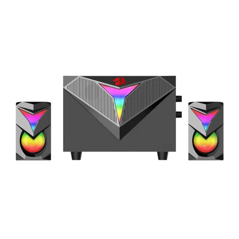 Redragon PC Speaker Toccata RGB 11W 2.1 - Black - Black
