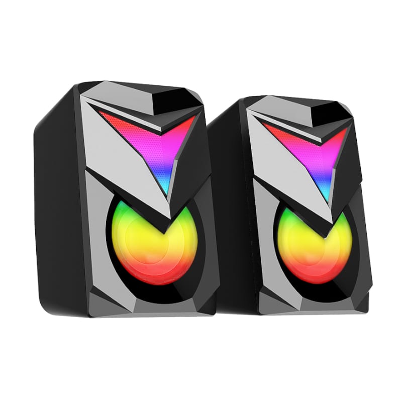 Redragon PC Speaker Toccata RGB 11W 2.1 - Black - Black