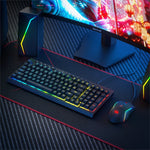 Redragon RYLO S141 Membrane Gaming Keyboard & Mouse Wired Combo - Black