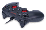 Redragon Saturn Wired X/D-input (Digital/Analog) PC Controller - Black - Black