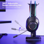 Redragon SCREAM Over-Ear RGB Gaming Headset - Black - Black