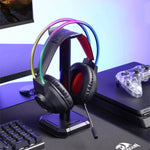 Redragon SCREAM Over-Ear RGB Gaming Headset - Black - Black