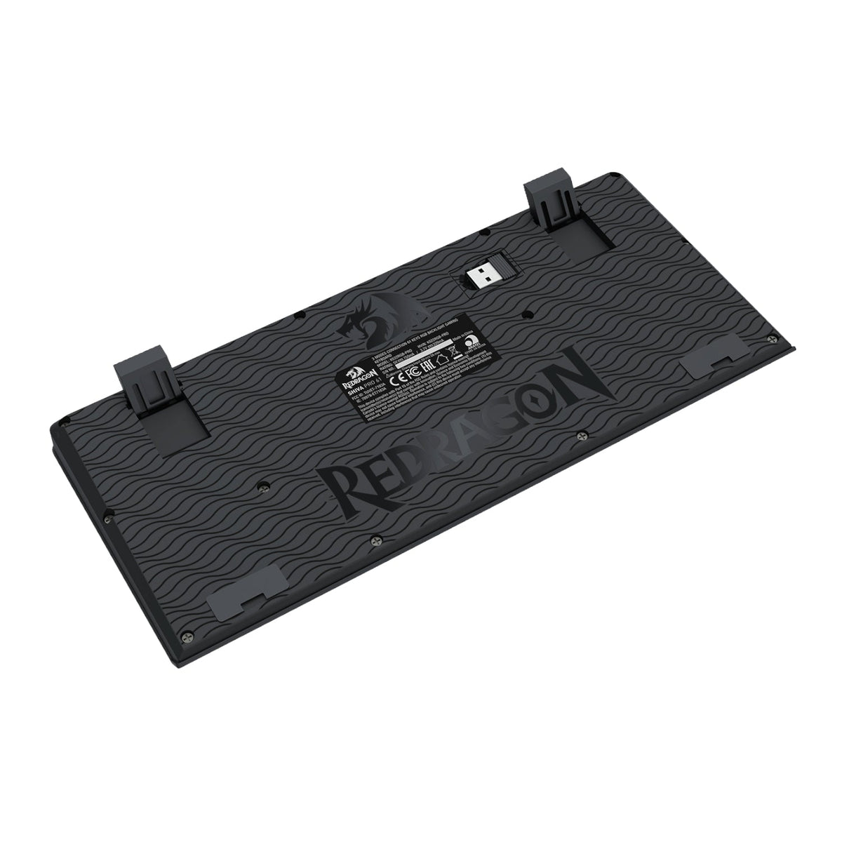 Redragon SHIVA K522 PRO RGB Wireless Gaming Keyboard- Black - Black