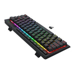 Redragon SHIVA K522 PRO RGB Wireless Gaming Keyboard- Black - Black