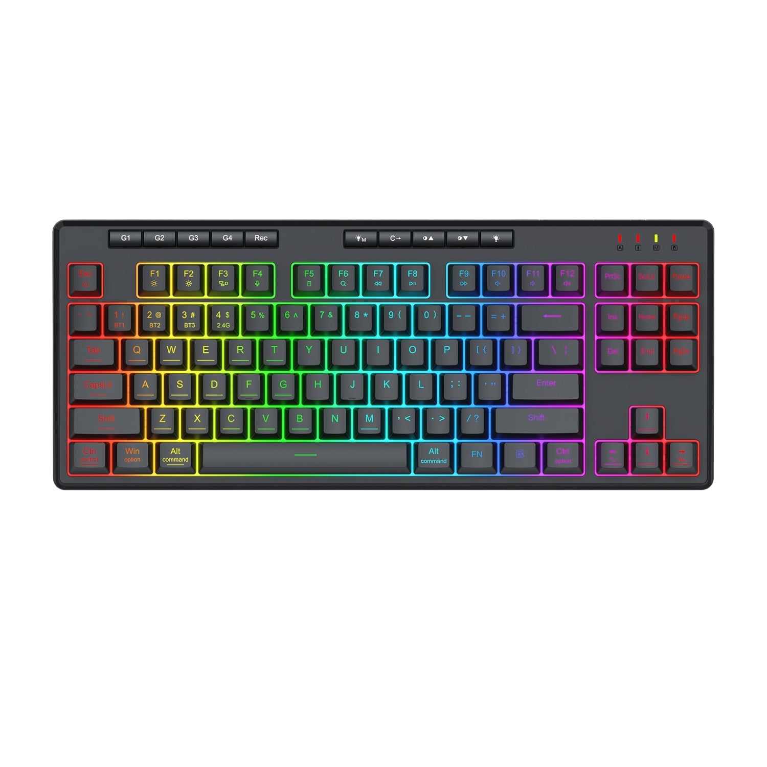 Redragon SHIVA PRO Wireless Keyboard - Black - Black