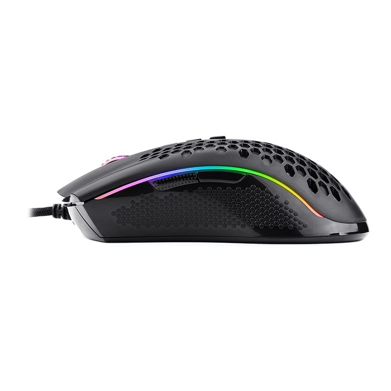 Redragon Storm 7 Buttons RGB Backlit Wired Gaming Mouse - Black - Black
