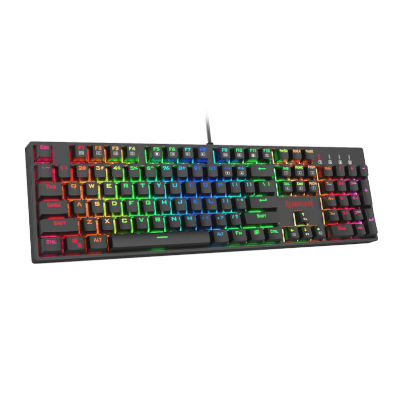 Redragon Surara Mechanical RGB Wired Gaming Keyboard Black - Black