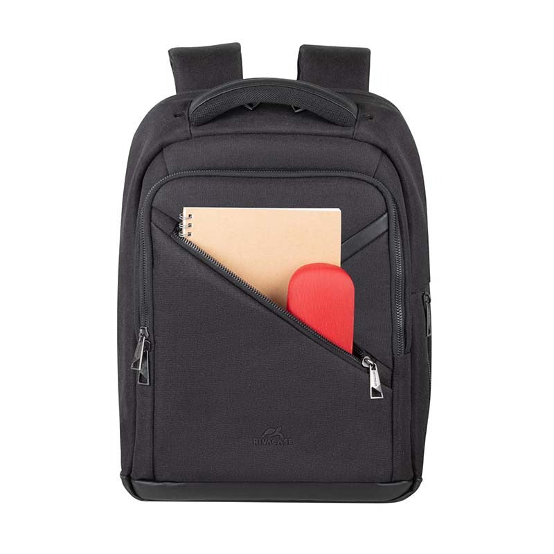 Rivacase 8126 Clark Eco Laptop Backpack 14 Inch - Black - Black
