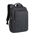Rivacase 8262 Central Laptop Backpack 15.6 Inch - Black - Black