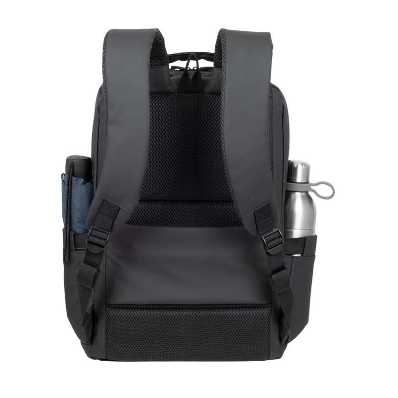 RivaCase 8262 Tegal ECO Laptop Backpack 15.6-inch - Black - Black