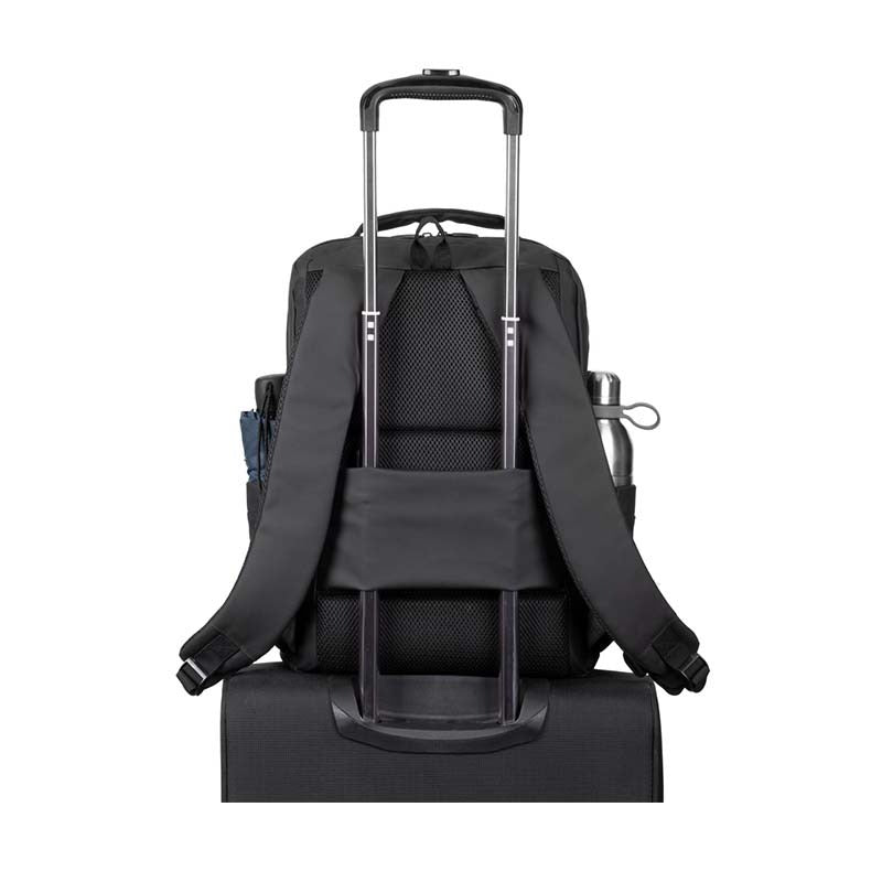 RivaCase 8262 Tegal ECO Laptop Backpack 15.6-inch - Black - Black