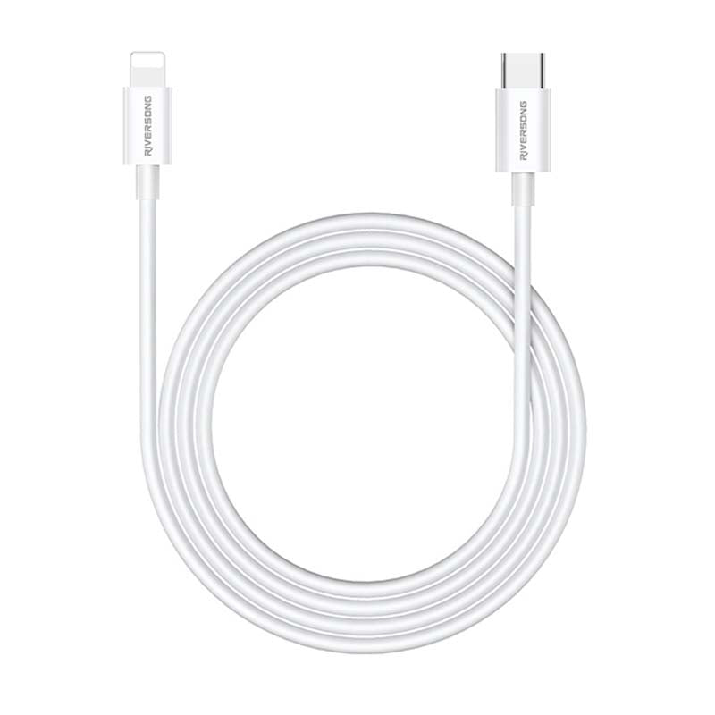 Riversong Lotus 08 Type C to Lightning Cable 20W - White - White