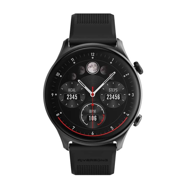 Riversong Motive 7C Smart Watch - Black - Black