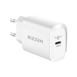 Rizzen 20W Type-C Wall Charger - White - White