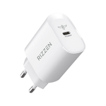 Rizzen 20W Type-C Wall Charger - White - White