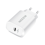 Rizzen 20W Type-C Wall Charger - White - White