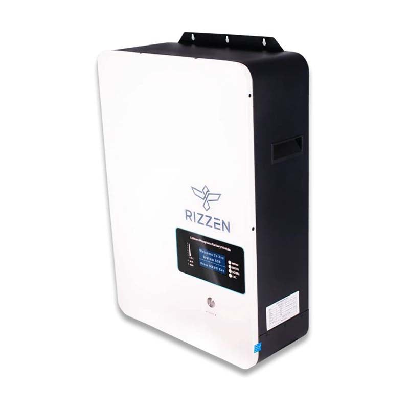 Rizzen 5.12kWh LiFeP04 Lithium Phosphate Battery - White