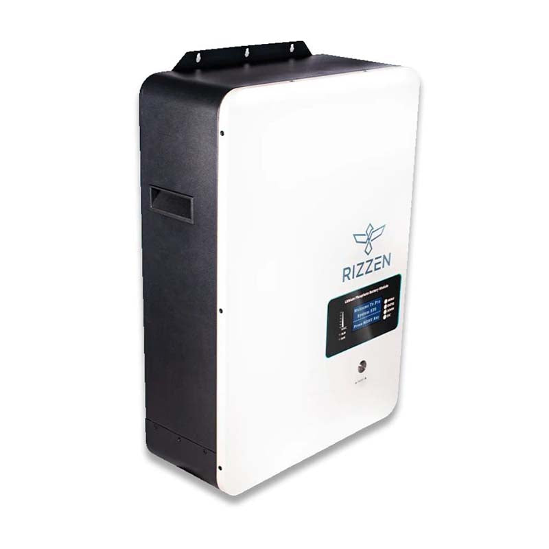 Rizzen 5.12kWh LiFeP04 Lithium Phosphate Battery - White