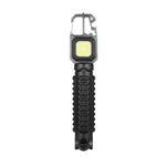 Rugged by Volkano Multi-Function Keychain Light with Tri-pod - Black