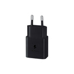 Samsung 1 USB C Port Travel Adapter PD 15W - Black - Black
