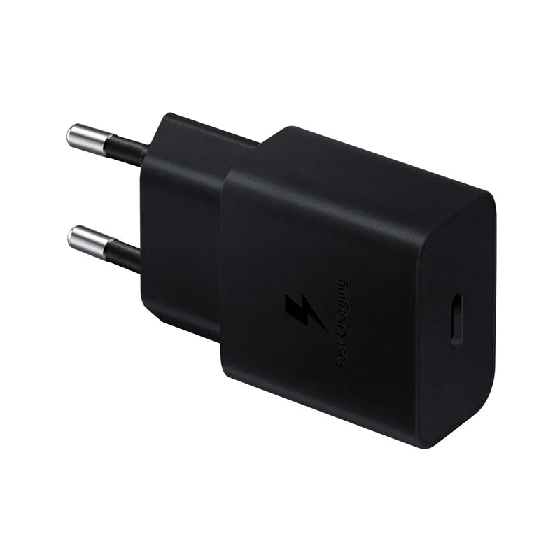 Samsung 1 USB C Port Travel Adapter PD 15W - Black - Black