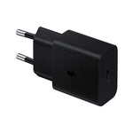 Samsung 1 USB C Port Travel Adapter PD 15W with Cable Type C to Type C - Black