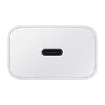 Samsung 1 USB C Port Travel Adapter PD 15W with Cable Type C to Type C - White - White