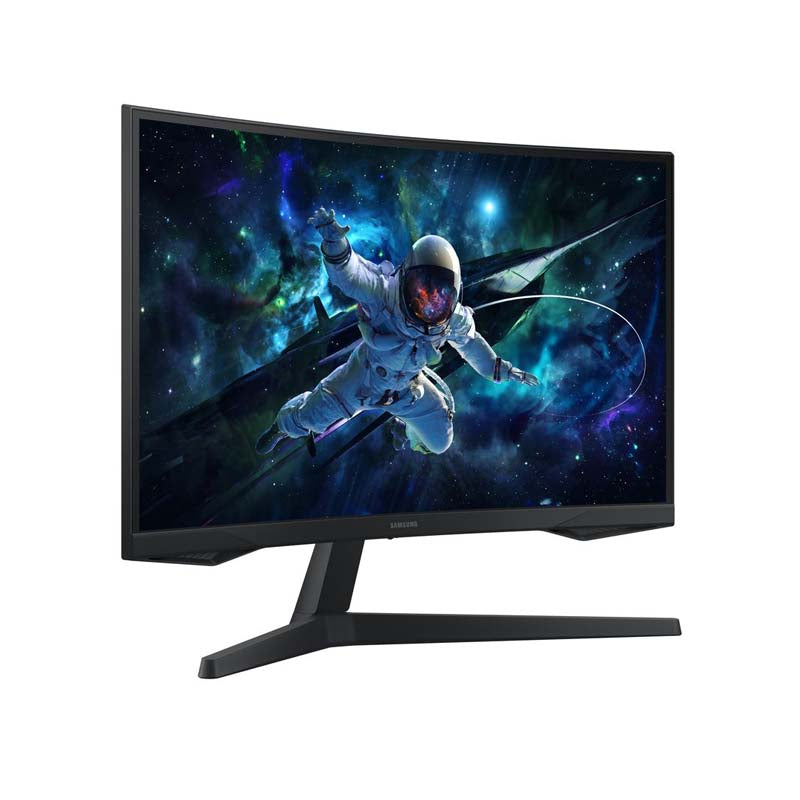 Samsung 32 inch Odyssey G55C QHD 165Hz Curved Gaming Monitor - Black - Black