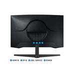 Samsung 32 inch Odyssey G55C QHD 165Hz Curved Gaming Monitor - Black - Black