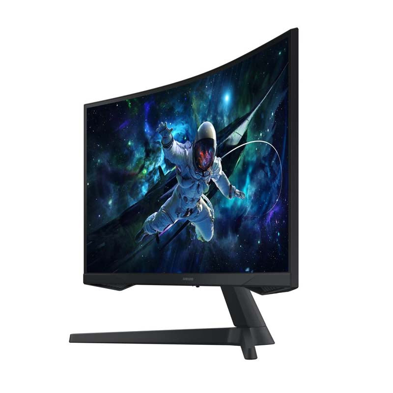 Samsung 32 inch Odyssey G55C QHD 165Hz Curved Gaming Monitor - Black - Black