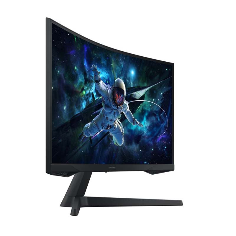 Samsung 32 inch Odyssey G55C QHD 165Hz Curved Gaming Monitor - Black - Black