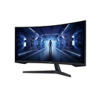 Samsung 34 inch Odyssey G55T UWQHD 165Hz Gaming Monitor - Black - Black