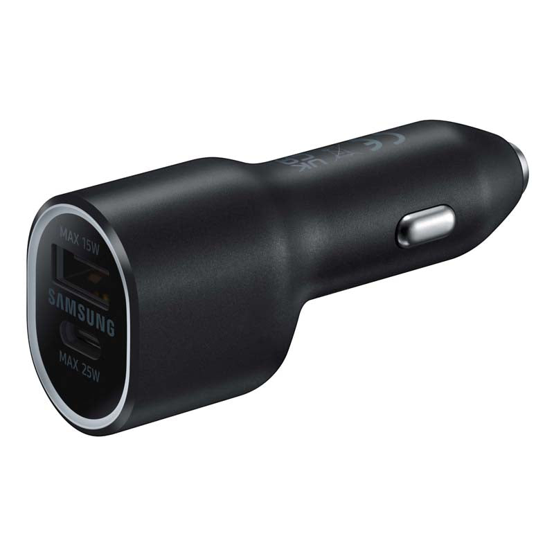 Samsung Dual Port Car Charger 40W - Black - Black