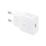 Samsung Galaxy 1 Port GAN Travel Adapter 25W with Cable - White - White