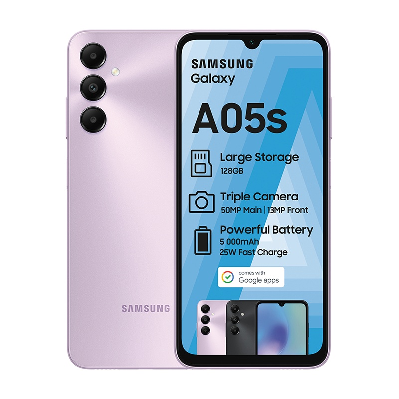 Samsung Galaxy A05s Dual Sim 128GB - Violet - Purple
