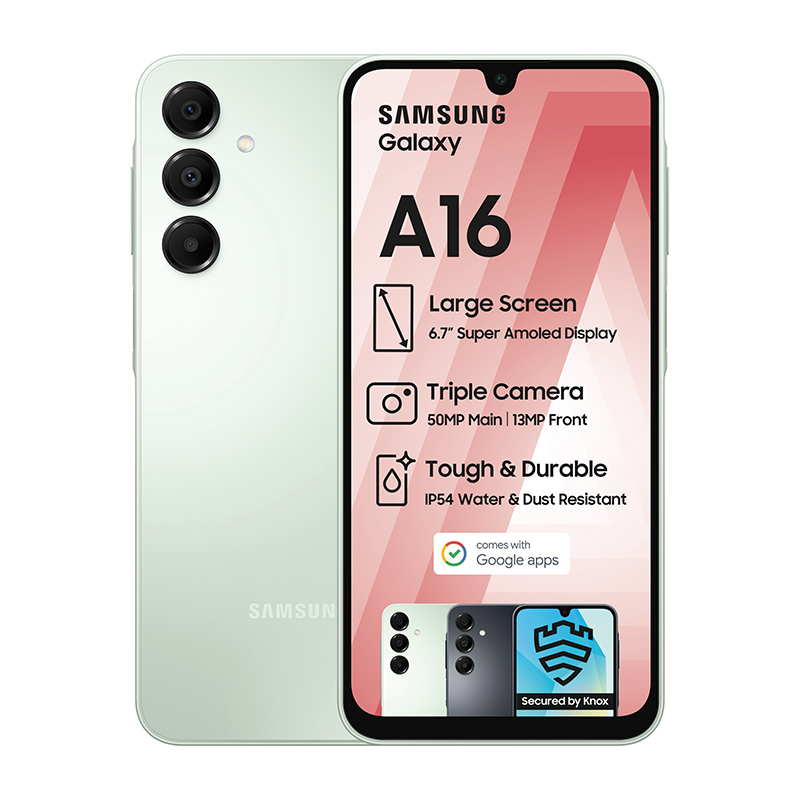 Samsung Galaxy A16 4G Dual Sim 128GB - Green - Green