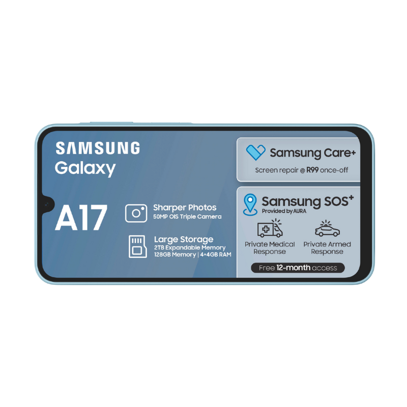 Samsung Galaxy A17 4G 128GB - Blue - Blue
