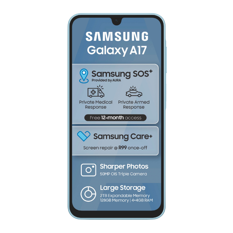 Samsung Galaxy A17 4G 128GB - Blue - Blue