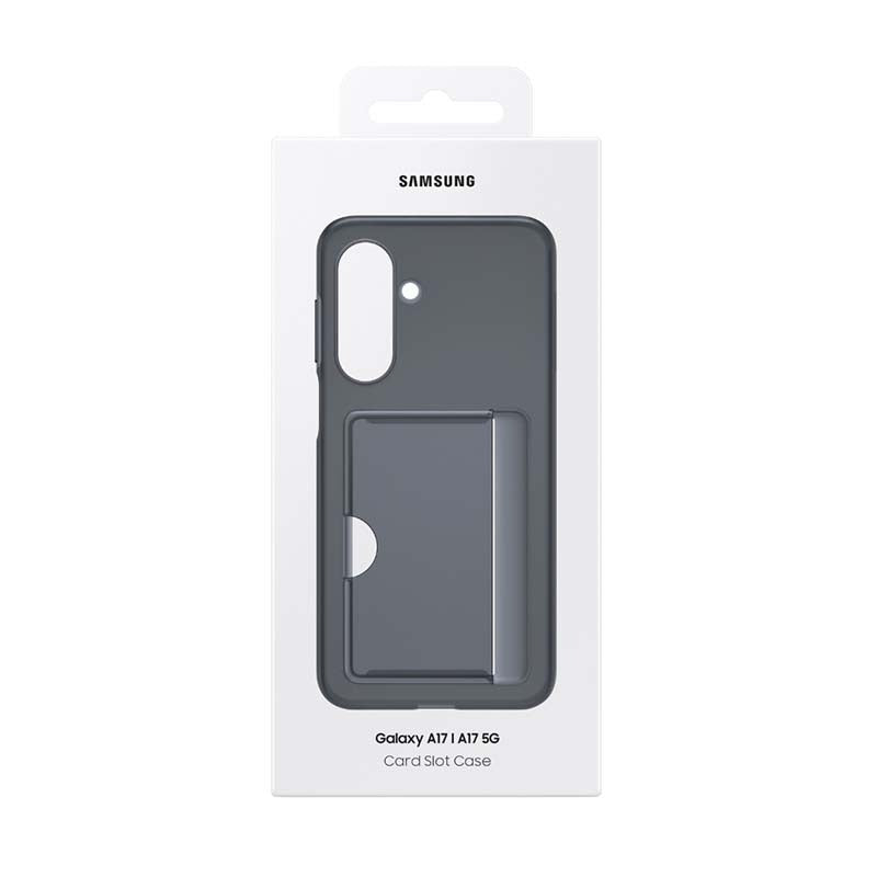 Samsung Galaxy A17 Card Slot Case - Black - Black