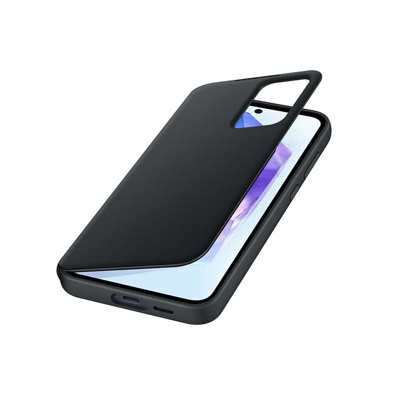 Samsung Galaxy A55 5G Smart View Wallet Case - Black - Black